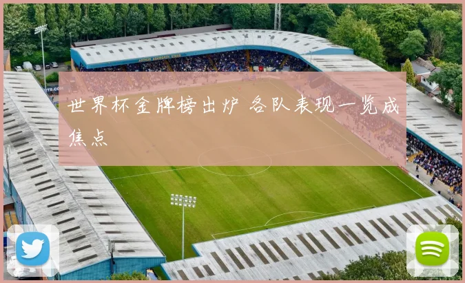 世界杯金牌榜出炉 各队表现一览成焦点