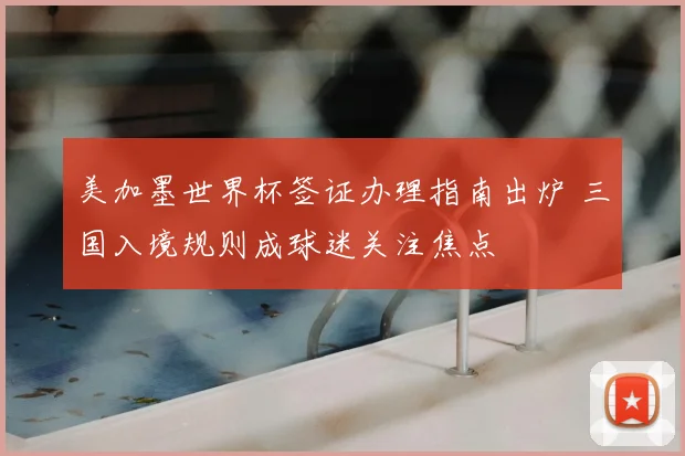 美加墨世界杯签证办理指南出炉 三国入境规则成球迷关注焦点